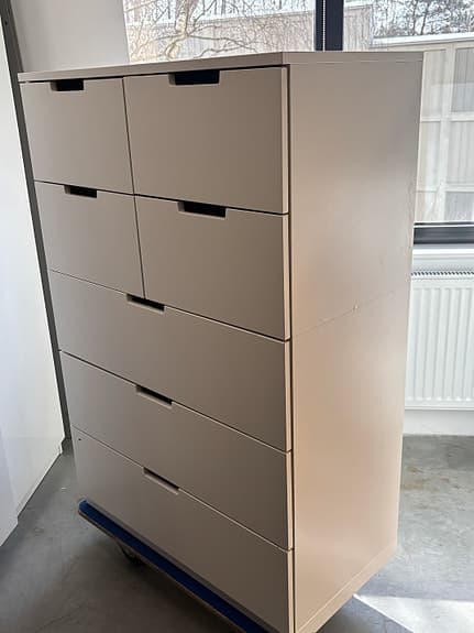 Ikea Nordli byrå med 7 lådor