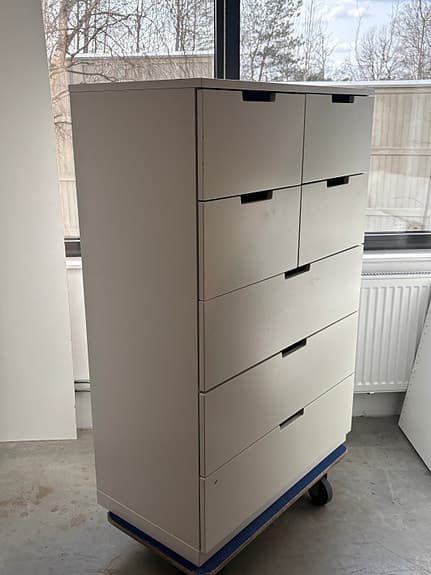 Ikea Nordli byrå med 7 lådor