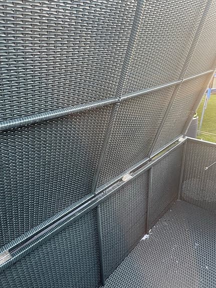 Rymlig och stilren förvaringsbox för uteplats 🌿