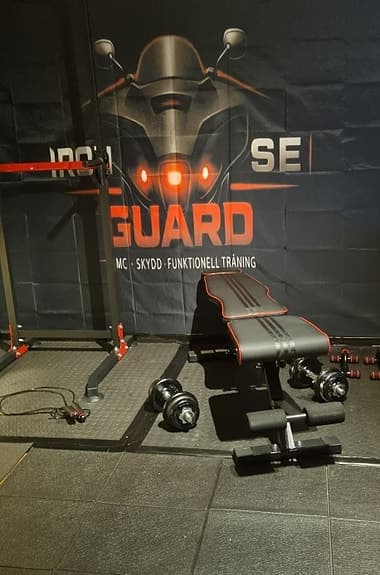 Bänkpress, Träningsbänk Hopfällbar Gymbänk för Hemmagym, sista ex