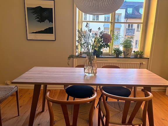Matbord 'Nordisk' 180x70cm - Ek