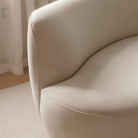 Moon 4-sits Soffa Velvet Greige NY