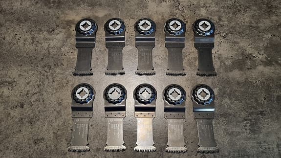 10st Bosch AIZ 32 BSPIB BIM Starlock Multimaster för hårt trä