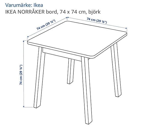 Matbord Norråker IKEA