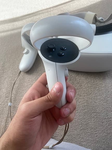 Oculus Quest VR-headset med handkontroller