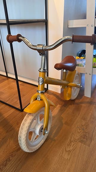 Stoy 10” Vintage Springcykel Gul