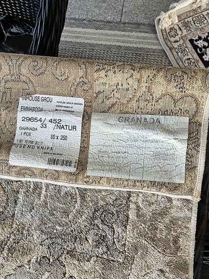 Rusta Granada matta 80 x 250 natur