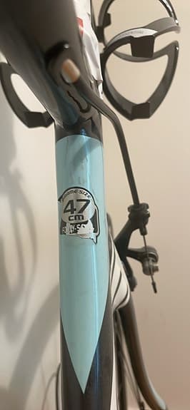 Cannondale Slice racercykel 47 cm vit/turkos