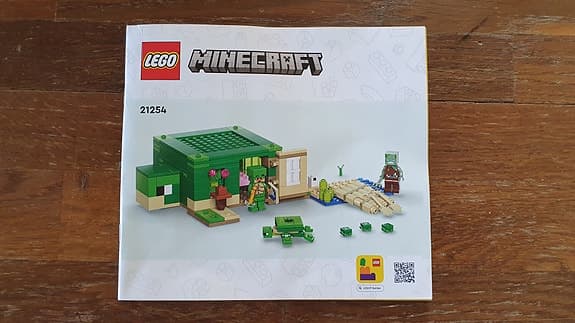 LEGO Minecraft byggset 21254 med instruktioner