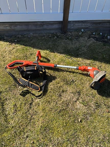 Black & Decker grästrimmer orange
