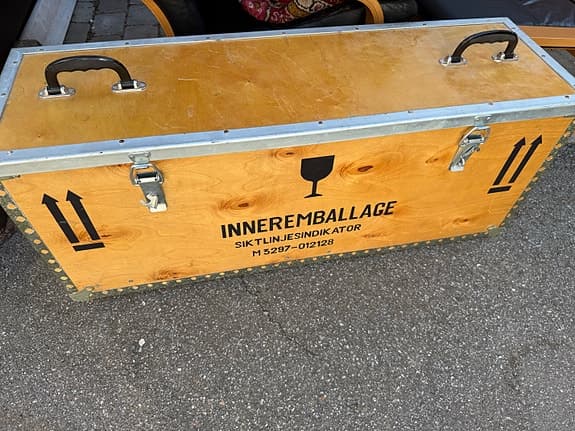 Rejäl trälåda / verktygslåda