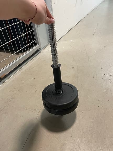 Hantelstång med vikter 1,25 kg