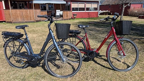 Två helt nya elcyklar TWS Autonomy 7vxl.