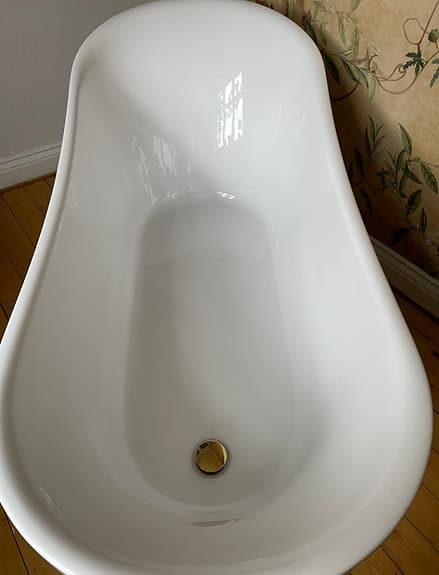 Ny fristående blandare i mässing