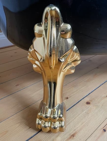 Ny fristående blandare i mässing
