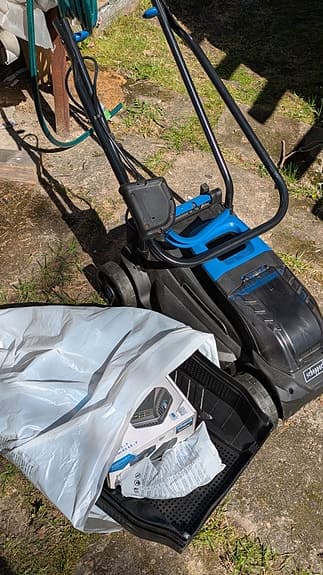 Gräsklippare batteridriven Scheppach