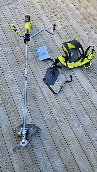 Ryobi röjsåg med sele