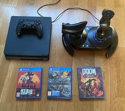PS4 slim + Flightstick