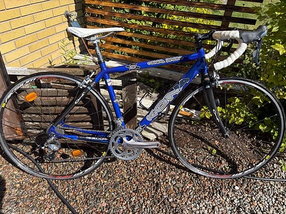Kona landsvägscykel 49 cm 28"/700c blå unisex