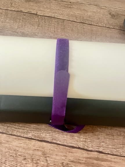 Trainingsmatta med bärrem ca 180 x 60 cm vit