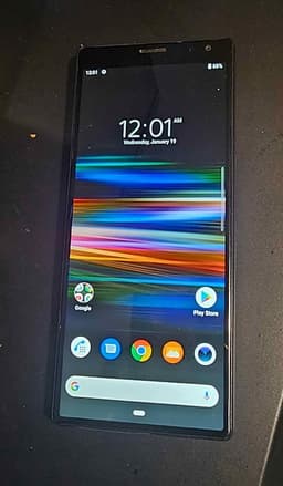 Sony Xperia 10 Plus 4G -Svart olåst