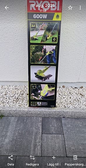 Grästrimmare Ryobi 600 W