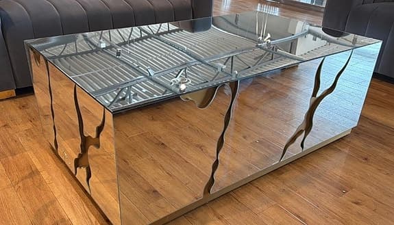 Soffbord i spegelglas - läs hela annonsen