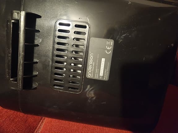 Andersson brödmaskin/bakmaskin svart 3,0 Liters form