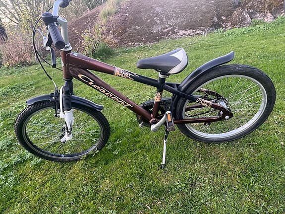 Crescent narre  barncykel 20" brun med 3 växlar från shimano