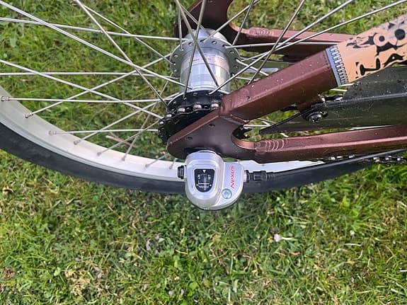 Crescent narre  barncykel 20" brun med 3 växlar från shimano