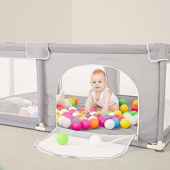 Lekhage 150x150cm med 200st bollar