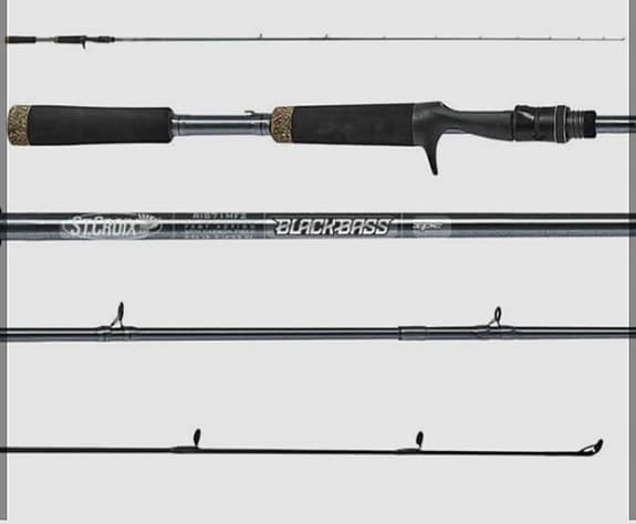 St. Croix Black Bass Casting- 7'1" Medium Heavy Fast  / Köpt hos Mojoboats