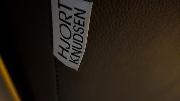 Hjort Knudsen bäddsoffa brun läder