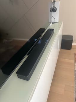 Bose soundbar med subwoofer svart