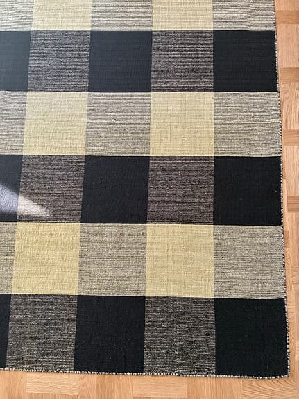 Stor kilim matta i ull 240x300 cm
