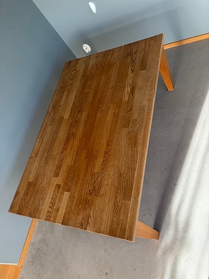 Soffbord i ek