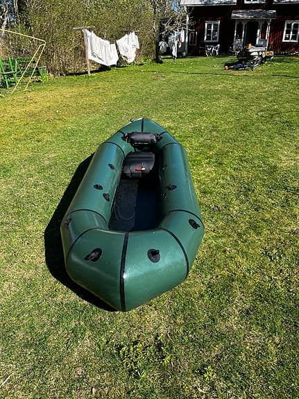 Mrs Adventure X2 packraft + flytväst och tillbehör