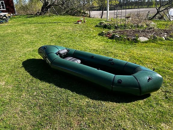 Mrs Adventure X2 packraft + flytväst och tillbehör