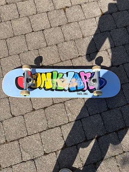 Junkyard skateboard