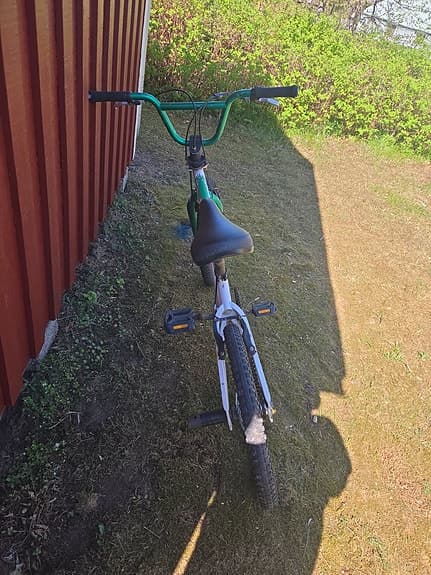 Bmx-grön vit