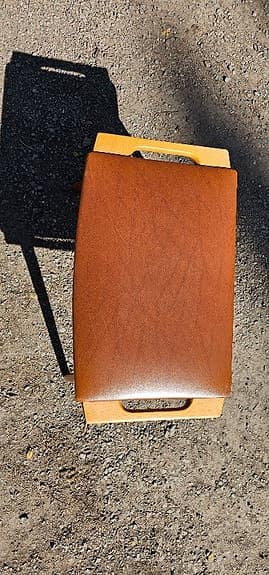 Pall i teak, bok, galon, 50/60-tal.
