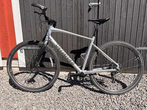 Herr Specialized Sirrus X 3.0 Disc Silver - RedShift & Ergon Uppgraderingar.