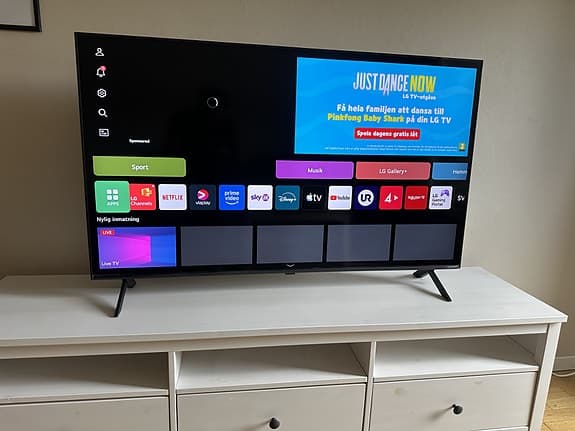 Smart TV LG 55" QNED 80 4K Helt ny