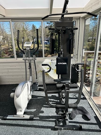 Kettler multigym och motionscykel hemmagym