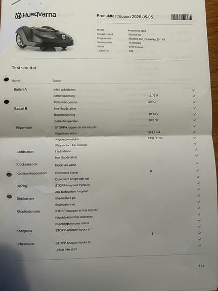 Husqvarna Automower 450