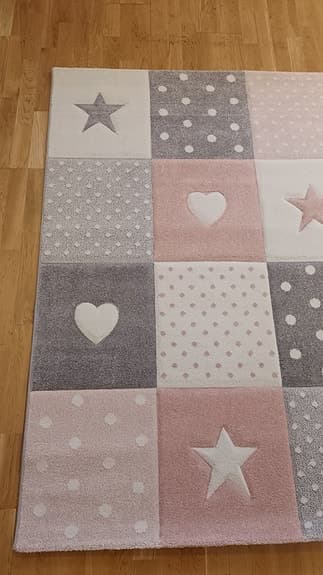 Matta / Barnmatta " Atlas Star " från KM Carpets - Stl: 120*170 cm - NY