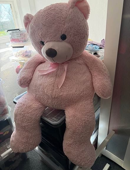 Stor rosa nalle