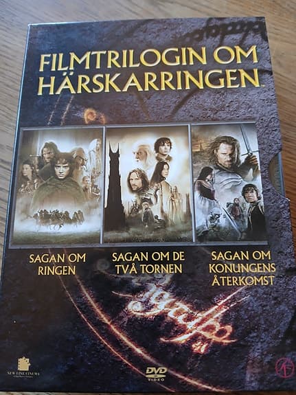 DVD 6 st Sagan om härskarringen trilogi