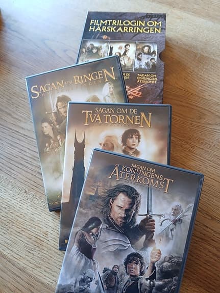 DVD 6 st Sagan om härskarringen trilogi