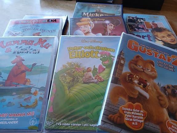 DVD, Barnfilmer 9 st